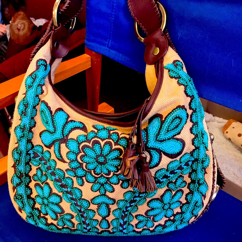 Isabella Fiore beaded handbag